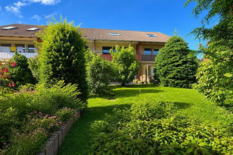Blick aus dem Garten