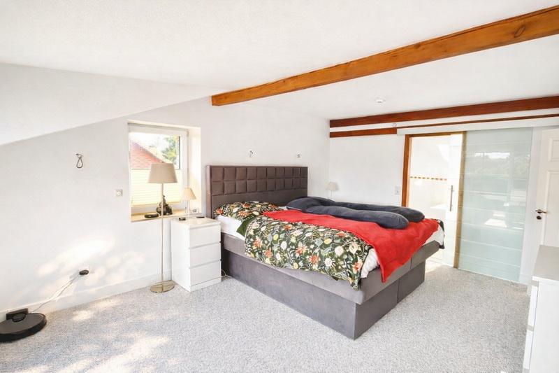 Schlafzimmer mit Bad en Suite