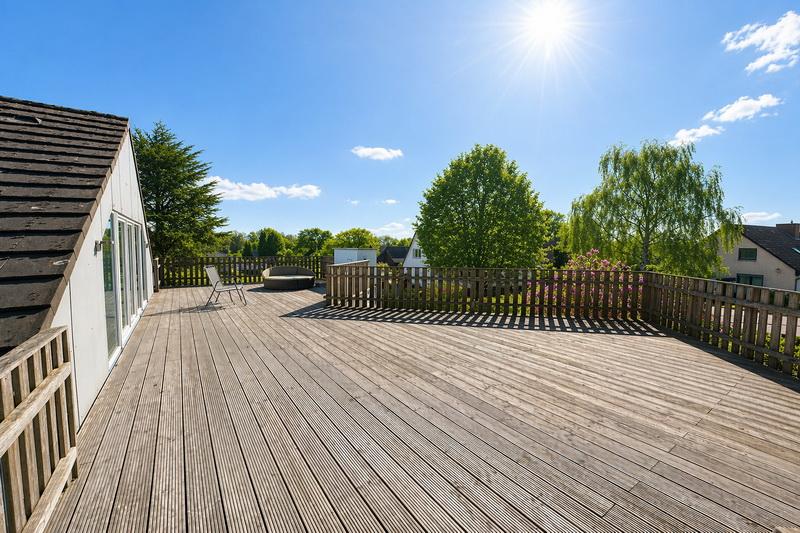 Riesige Dachterrasse